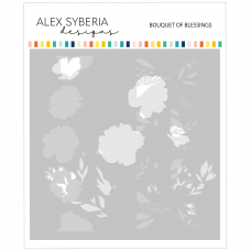 Alex Syberia Designs - Bouquet of Blessings Stencil Set