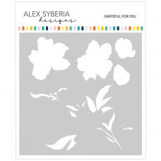 Alex Syberia Designs - Grateful for You Stencil