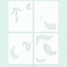 Concord and 9th - Holiday Sprigs Stencil Pack