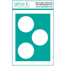 Gina K. Designs - Circle Windows Plate Die Set