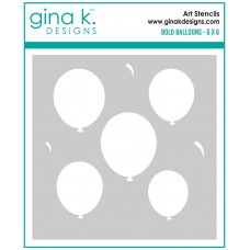 Gina K. Designs - Bold Balloons Stencil