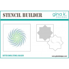 Gina K. Designs - Dotted Swirl Stencil Builder