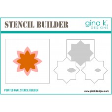 Gina K. Designs - Pointed Oval Stencil Builder