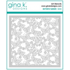 Gina K. Designs - Butterfly Garden Stencil