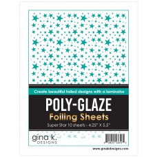 Gina K. Designs - POLY-GLAZE Foiling Sheets - Super Star