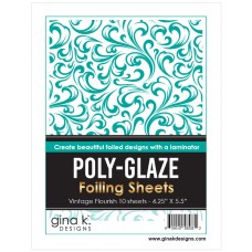 Gina K. Designs - POLY-GLAZE Foiling Sheets - Vintage Flourish