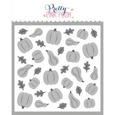 Pretty Pink Posh - Layered Autumn Harvest Stencils