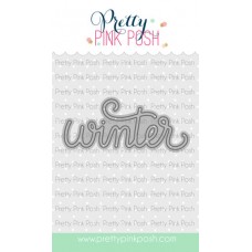 Pretty Pink Posh - Winter Script Die