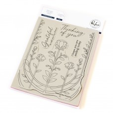 Pinkfresh Studio - Art Deco Floral Arch Stamp