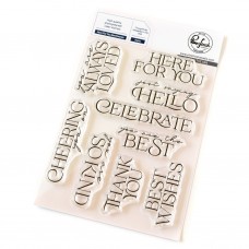 Pinkfresh Studio - Here For You Sentiments Stamp